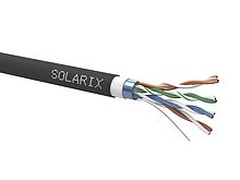 Instalační kabel Solarix CAT5E FTP PVC+PE dvojitý plášť 305m/cívka