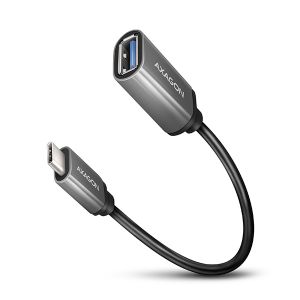 AXAGON RUCM-AFAC, kabelová redukce USB-C male <-> USB-A female, 20cm, USB 3.2 Gen 1, 3A, A