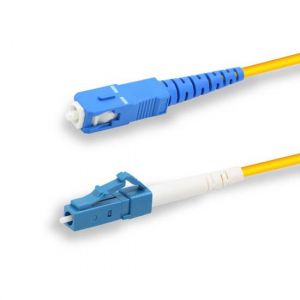 Optický patchkabel SIMPLEX, LC-SC 9/125um SM, 10m, OS2