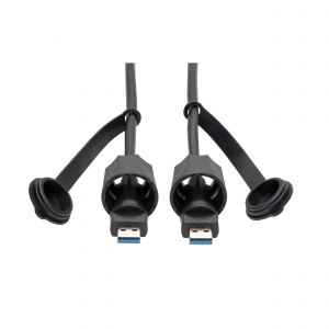 Tripplite Kabel USB-A / USB-A, SuperSpeed, USB 3.0/3.1, odolný IP68, stíněný, (Samec/Samec
