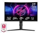 MSI Gaming monitor MPG 275CQRXF 27" Rapid VA zakřivený/2560x1440 WQHD/240Hz/0,5ms/2XHDMI/D