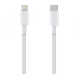 OBAL:ME Fast Charge USB-C/Lightning Kabel 1m White