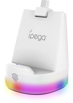 iPega P5P25 Mini Magnetický Nabíjecí Stojan pro Playstation Portal Remote Player White