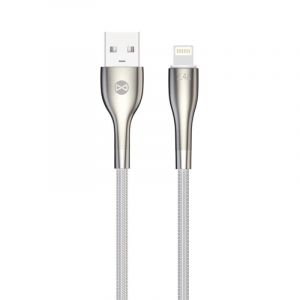Kabel Forever Sleek USB/Lightning 1m 2,4A bílý