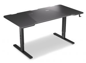 Endorfy herní stůl Atlas L / 150cm x 78cm / nosnost 80 kg / prostor na kabeláž / černý