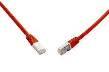SOLARIX 10G patchkabel CAT6A SFTP LSOH 20m,červený