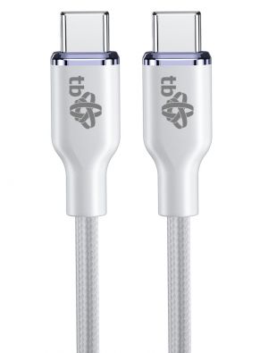 TB USB C - USB C 60W Glamour kabel 1,5m bílý