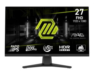 MSI Gaming monitor MAG 272F 27" Rapid IPS/FHD/200Hz/0,5ms/HDMI/DP/černá