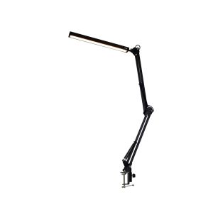 Platinet stolní LED lampa Flexy 10W stmívatelná s klipem, 1 rameno, černá