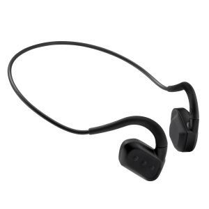 EVOLVEO BonePro, bezdrátová sluchátka na lícní kosti, MP3 32GB, IP68, černá