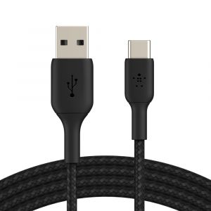 Belkin BOOST CHARGE™ USB-C/USB-A kabel, 3m, černý - odolný