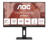 AOC LCD U27E3UF 27" IPS 4K/3840x2160@60Hz/4ms/350cd/2xHDMI/DP/4xUSB/Repro/Pivot/HAS/VESA