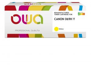 OWA Armor toner kompatibilní s Canon CRG-069H Y, 5500st, žlutá/yellow
