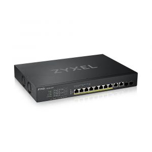 Zyxel XS1930-12HP, 8-port Multi-Gigabit Smart Managed PoE 375Watt 802.3BT Switch, 2x 10GbE
