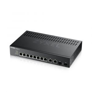 Zyxel GS2220-10,EU region,8-port GbE L2 Switch with GbE Uplink (1 year NCC Pro pack licens