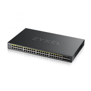 Zyxel GS2220-50HP,EU region,48-port GbE L2 PoE Switch with GbE Uplink (1 year NCC Pro pack