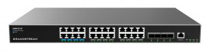 Grandstream GWN7813P Layer 3 Managed Network PoE Switch, 24 portů / 4 SFP+, VLAN, DHCP, St
