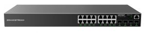 Grandstream GWN7802P L2+ Managed Network Switch 16x 1Gb RJ45, 4x SFP, PoE, DHCP, QoS, VLAN