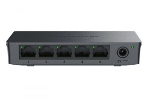 Grandstream GWN7700 Unmanaged Network Switch 5x 1Gbps, QoS, IGMP