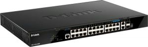 D-Link DGS-1520-28MP 20 ports GE PoE + 4 ports 2.5 GE PoE + 2 10GE ports + 2 SFP+ Smart Ma