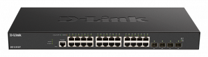 D-Link DXS-1210-28T 24 x 10G Base-T ports + 4 x 10G/25G SFP28 ports Smart Managed Switch