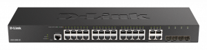 D-Link DGS-2000-28 24-port Gigabit Managed Switch plus 4 Combo 1000BaseT/SFP- 24 x 10/100/