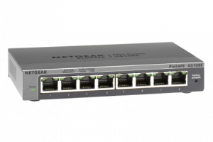 NETGEAR 8PT GIGABIT PLUS SWITCH, GS108E