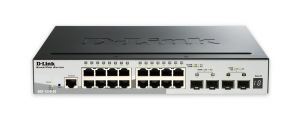 D-Link DGS-1510-20 20-Port Gigabit Stackable SmartPro Switch including 2 SFP ports and 2 x