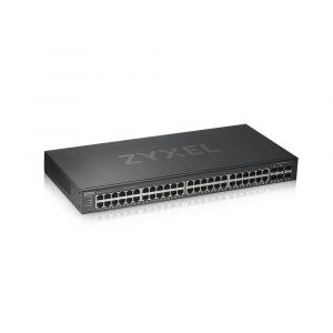 Zyxel GS1920-48v2, 50 Port Smart Managed Switch 44x Gigabit Copper and 4x Gigabit dual per
