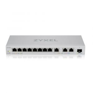 Zyxel XGS1250-12 v2, 12-Port Gigabit webmanaged Desktop Switch with 8 port 1G + 3-Port Mul