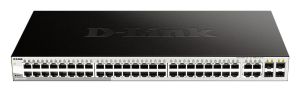 D-Link DGS-1210-52/E L2/L3 Smart+ switch, 48x GbE, 4x RJ45/SFP, fanless