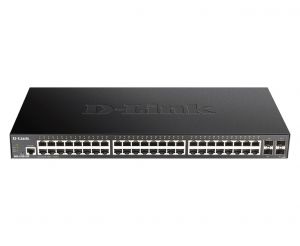 D-Link DGS-1250-52X, 48-port Gigabit Smart Managed Switch with 4x 10G SFP+ ports