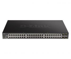 D-Link DGS-1250-52XMP Smart switch 48x Gb PoE+, 4x 1G/10G SFP+, 370W