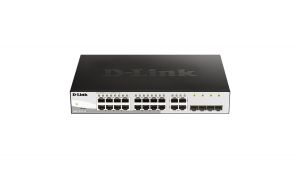 D-Link DGS-1210-16 Smart switch, 16x GbE, 4x RJ45/SFP, fanless