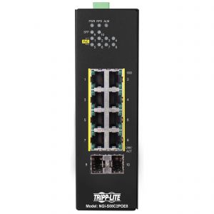 Přepínač 8x zdroj Lite Managed Ethernet Switch, 10/100/1000Mb/s, 2GbE SFP, PoE+ 30W, -10°?