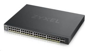 Zyxel XGS1935-52HP, 52 Port Lite-L3 Smart Managed PoE Switch, 48x Gigabit PoE and 4x 10G S