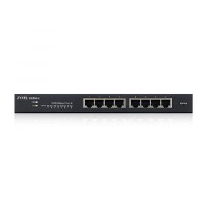 Zyxel GS1900-8 v2, 8 port GbE L2 smart switch, desktop, fanless