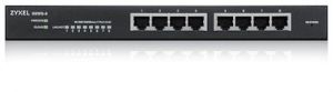 Zyxel GS1915-8, 8-port GbE Smart hybrid mode Switch, standalone or NebulaFlex Cloud, deskt