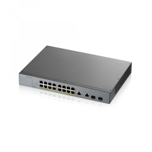 Zyxel GS1350-18HP, 18 Port managed CCTV PoE switch, long range, 250W (1 year NCC Pro pack