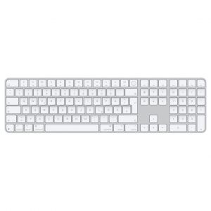 Apple Magic Keyboard Numeric Touch ID/Bezdrátová Bluetooth/GER layout/Bílá