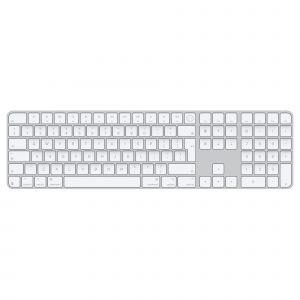Apple Magic Keyboard Numeric Touch ID/Bezdrátová Bluetooth/IE layout/Bílá