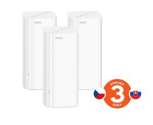 Tenda Nova MX12 (3-pack) WiFi6 AX3000 Mesh Gigabit system, 9xGLAN/GWAN, WPA3, VPN, SMART C