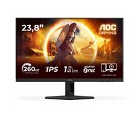 AOC LCD herní 24G4ZRE 23,8" IPS/1920x1080@260Hz/0,3ms/300cd/2xHDMI/DP/VESA