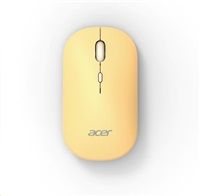 ACER Myš Wireless Mouse AMR130 Yellow - Dual mode 2.4GHz + BT 5.2, 4 tlačítka, 800/1200/16