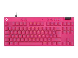 Logitech G PRO X RAPID - Klávesnice - TKL - podsvícení - USB - AZERTY - francouzská - kláv