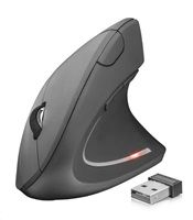 BAZAR - TRUST Myš Verto wireless ergonomic mouse USB, black (černá) - Poškozený obal (Komp