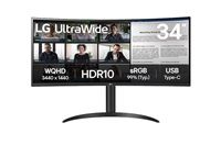 BAZAR - LG MT VA LED 34" 34WR55QK - VA panel, 3440x1440, 2xHDMI, DP, USB-C, USB 3.0, zakri