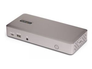 StarTech.com Triple-Monitor USB4 Docking Station, 4K 60Hz HDMI or DisplayPort, 100W Laptop