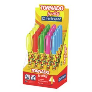 Centropen, Tornado 2675, modrý, 20ks, 0,3mm, zmizíkovatelný, parfémované, FRUITY