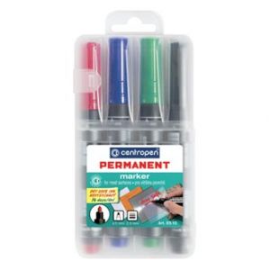 Centropen, popisovač 8510, color, 4ks, 2,5mm, alkoholová báze